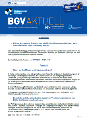 Auszug Newsletter Juni 2025